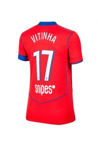 Fotbalové Dres Paris Saint-Germain Vitinha #17 Dámské Třetí Oblečení 2025-26 Krátký Rukáv